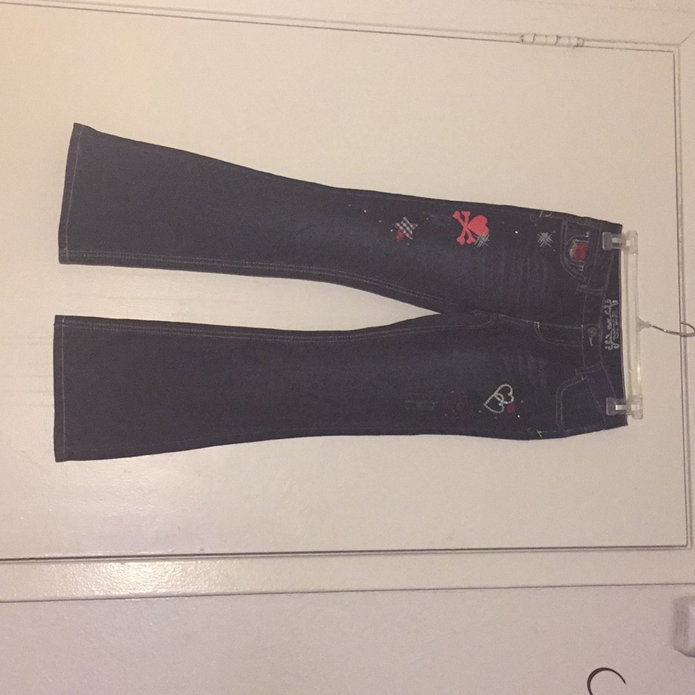 Blue design jeans